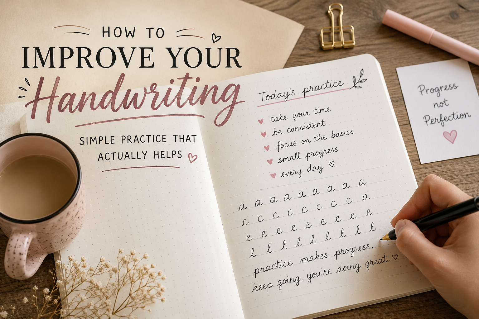 How to Improve Your Handwriting: Simple Practice That Actually Helps